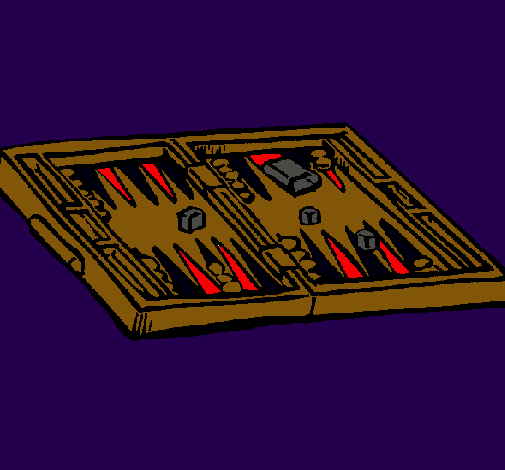 Dibujo Backgammon pintado por logan5547