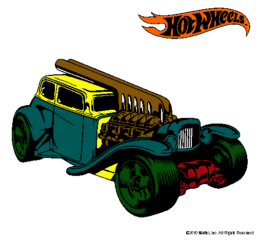 Dibujo Hot Wheels 6 pintado por JavierAMG