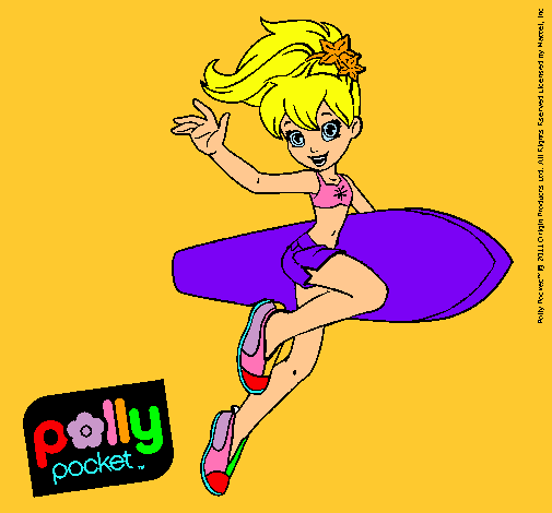 Dibujo Polly Pocket 3 pintado por ainha