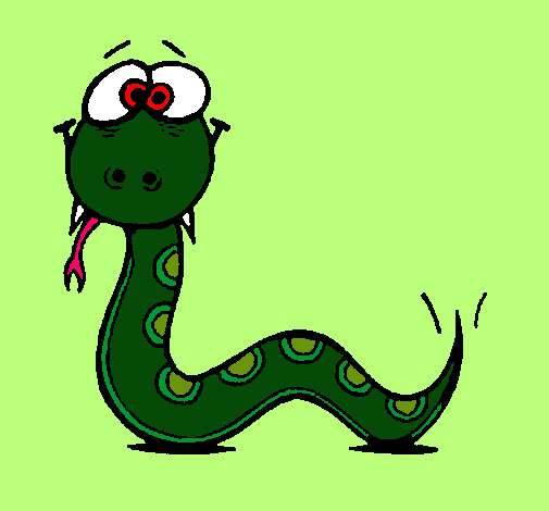 Dibujo Serpiente 3 pintado por Yaleus4