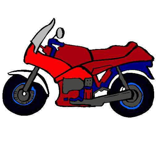 Dibujo Motocicleta pintado por yosber