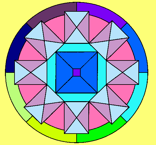 Dibujo Mandala 30 pintado por naira