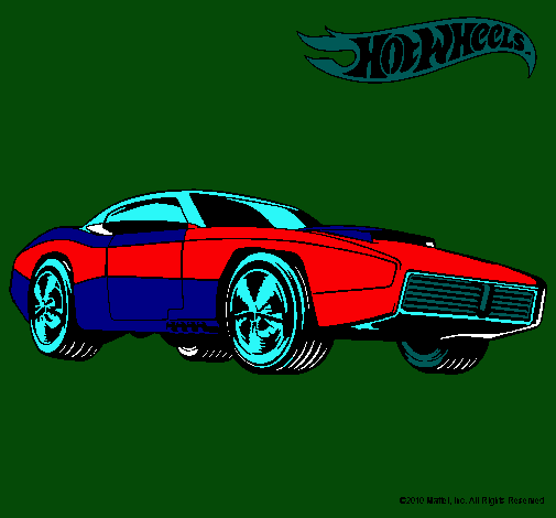 Dibujo Hot Wheels 1 pintado por JavierAMG