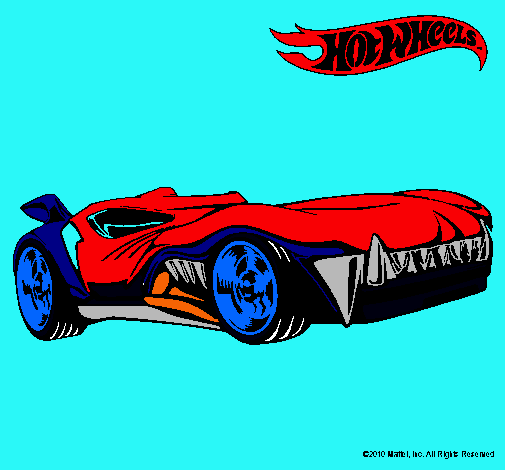 Dibujo Hot Wheels 3 pintado por eldidak