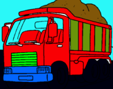 Dibujo Camión de carga pintado por sebhitta