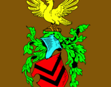 Dibujo Escudo de armas y aguila  pintado por joanz