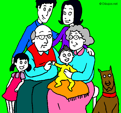 Dibujo Familia pintado por lisamet 