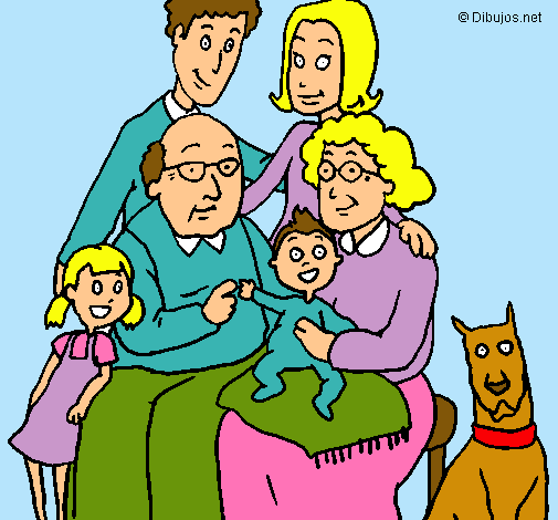 Dibujo Familia pintado por coskilla