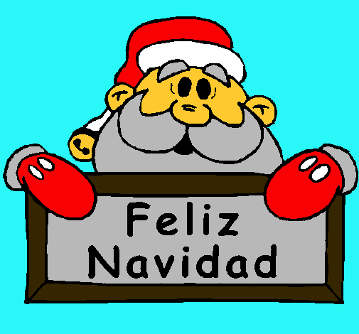 Dibujo Feliz Navidad pintado por lolanavida