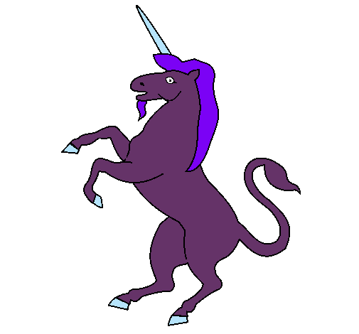Dibujo Unicornio pintado por natillas