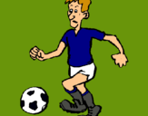 Dibujo Jugador de fútbol pintado por ghbhg