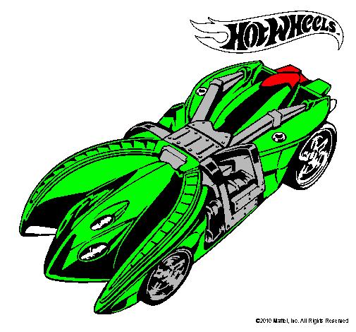 Dibujo Hot Wheels 7 pintado por hazael