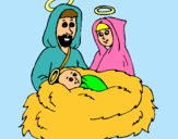 Dibujo Natividad pintado por Daniela3
