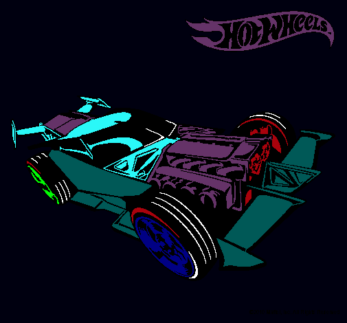 Dibujo Hot Wheels 9 pintado por JavierAMG