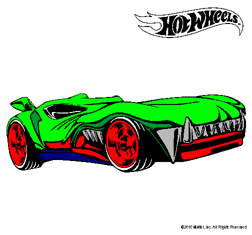 Dibujo Hot Wheels 3 pintado por BAZZOLI