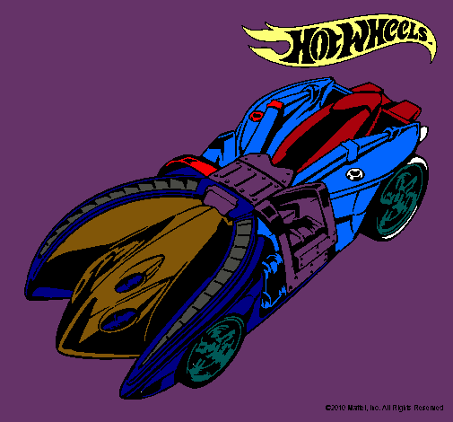 Dibujo Hot Wheels 7 pintado por JavierAMG