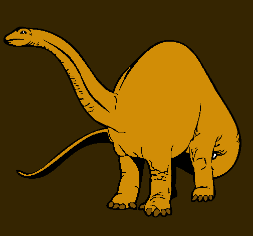 Dibujo Braquiosaurio II pintado por fagundez