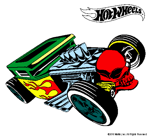 Dibujo Hot Wheels 8 pintado por JavierAMG