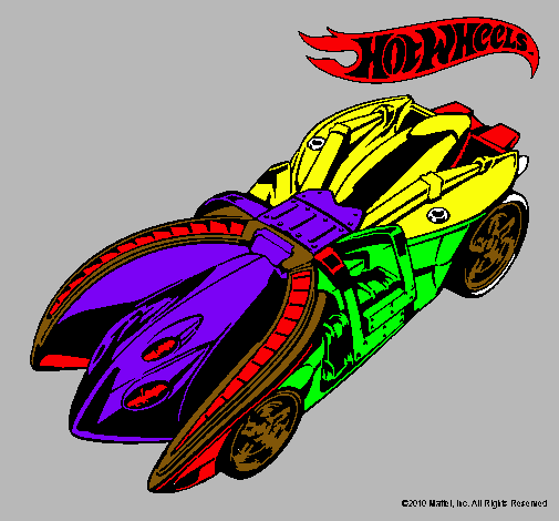 Dibujo Hot Wheels 7 pintado por davs