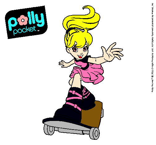 Dibujo Polly Pocket 7 pintado por Luzmor