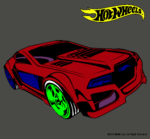 Dibujo Hot Wheels 5 pintado por JavierAMG