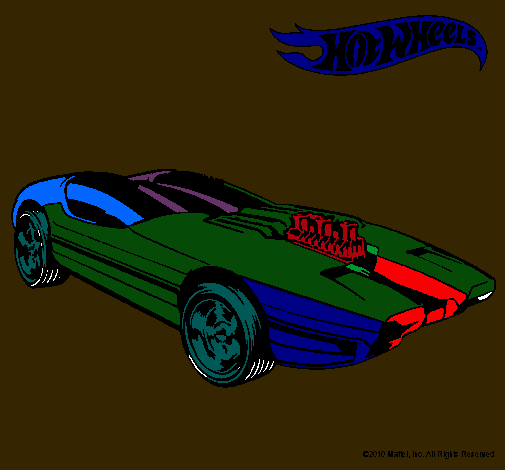 Dibujo Hot Wheels 2 pintado por JavierAMG