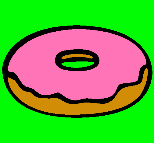 Dibujo Donuts pintado por alhelove5