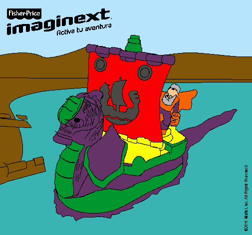 Dibujo Imaginext 19 pintado por irene2cora