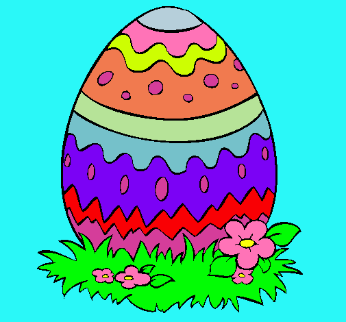 Dibujo Huevo de pascua 2 pintado por marinagarcia