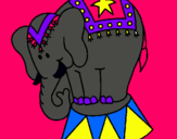 Dibujo Elefante actuando pintado por andriusito