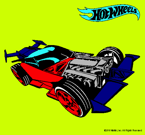 Dibujo Hot Wheels 9 pintado por eldidak