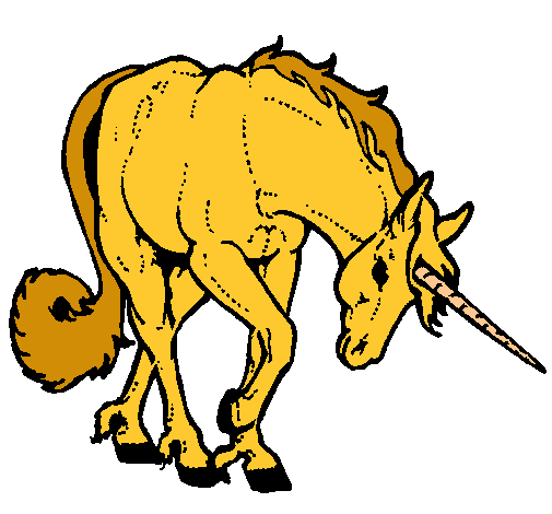Dibujo Unicornio bravo pintado por Llovitax
