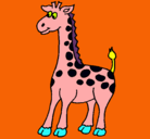 Dibujo Jirafa pintado por girafaa