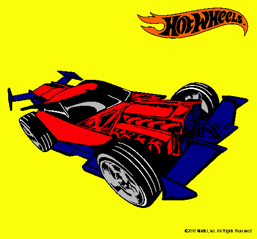 Dibujo Hot Wheels 9 pintado por nachitin_4