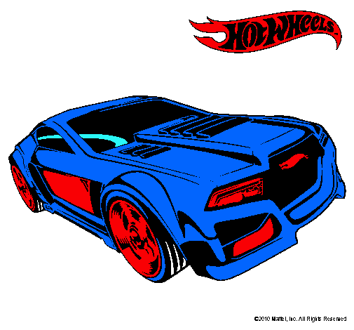 Dibujo Hot Wheels 5 pintado por eldidak