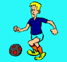 Dibujo Jugador de fútbol pintado por LioMessi10si