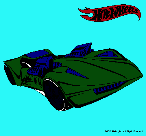 Dibujo Hot Wheels 4 pintado por JavierAMG