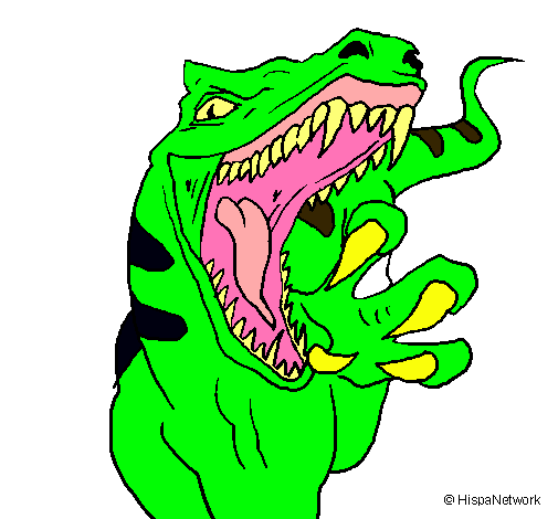 Dibujo Velociraptor II pintado por placebolok