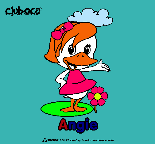 Dibujo Angie pintado por scarlitha