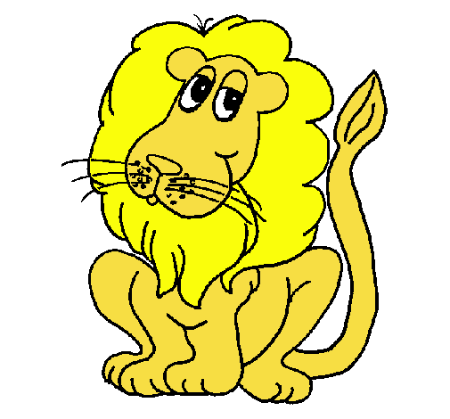 Dibujo León pintado por marcap