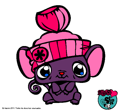 Dibujo Ratoncito Littlest Pet Shop pintado por isabell116