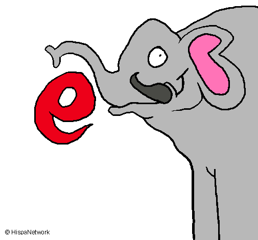 Dibujo Elefante pintado por dulcec