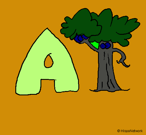 Dibujo Árbol pintado por sarismilan