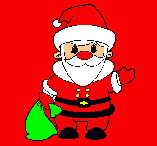 Dibujo Papa Noel 4 pintado por sugerencias1sss