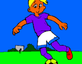 Dibujo Jugar a fútbol pintado por rubenrivera