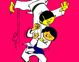 Dibujo Judo pintado por Esther06