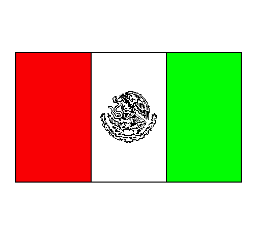 Dibujo México pintado por LAIH
