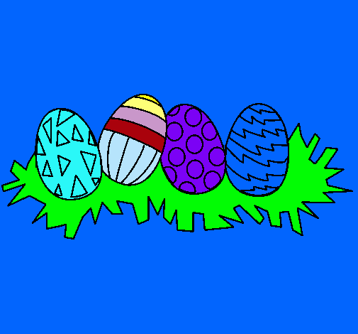 Dibujo Huevos de pascua III pintado por yamilet78