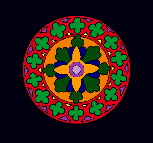 Dibujo Mandala 21 pintado por Ruggero