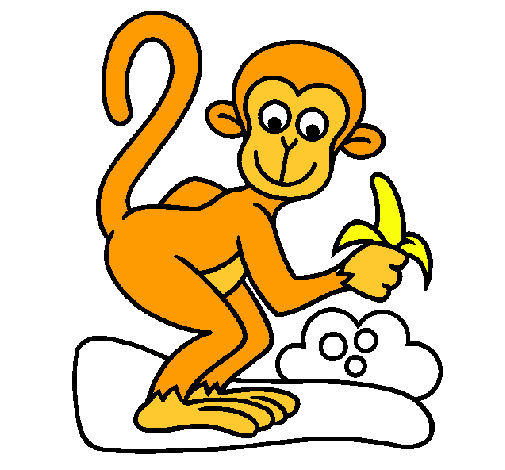 Dibujo Mono pintado por marcap